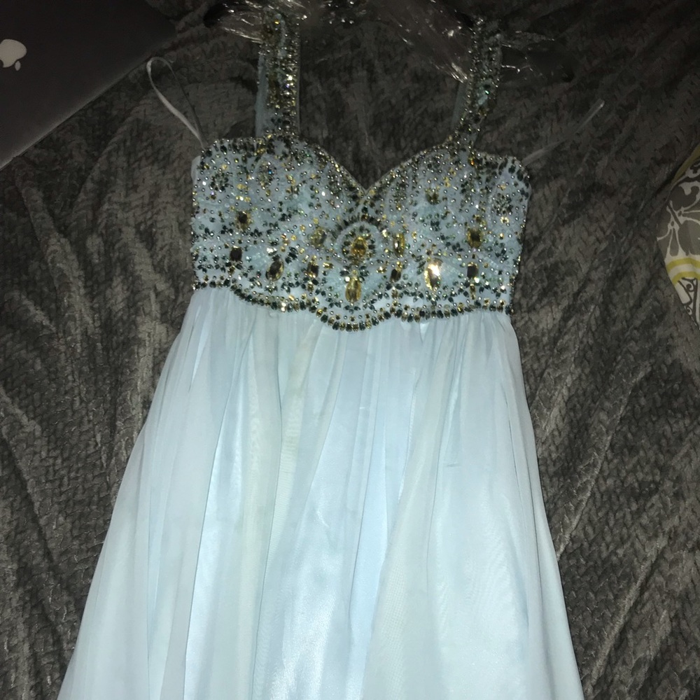 Baby Blue prom dress